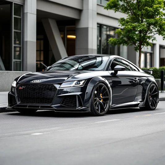 Audi TT (8S) in a city backdrop
