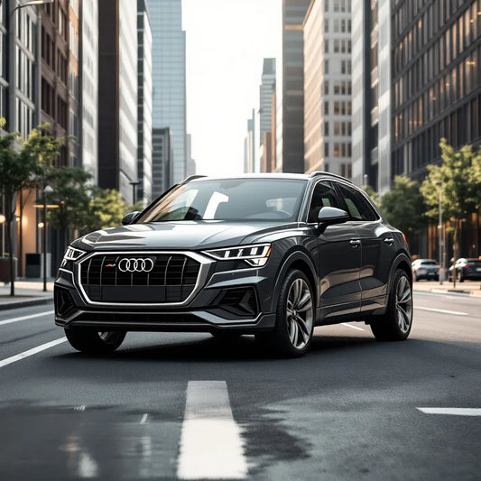Audi Q3 8U in urban setting