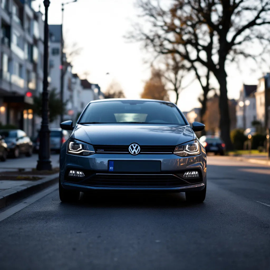 Volkswagen Polo IV Diesel garée en ville