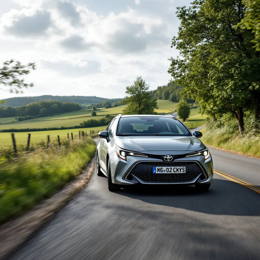 Toyota Auris I Diesel 2.0 D-4D 126ch grise trois-quarts avant