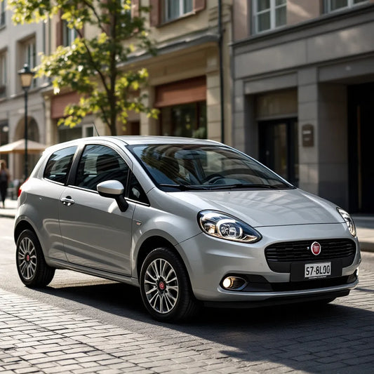 Fiat Grande Punto Diesel 1.3 MultiJet 75ch vue trois quarts avant
