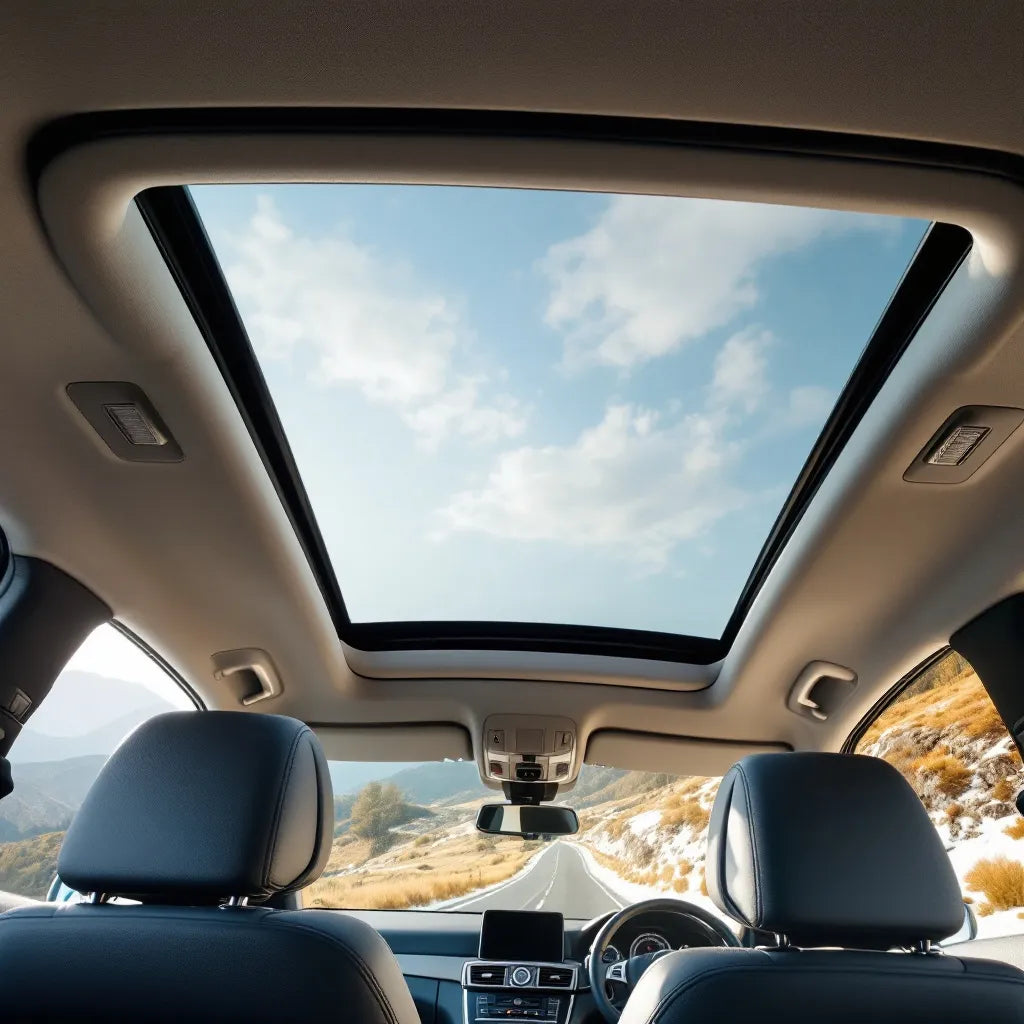 Vue latérale de la Mercedes-Benz Classe C (W204) C220 CDI
