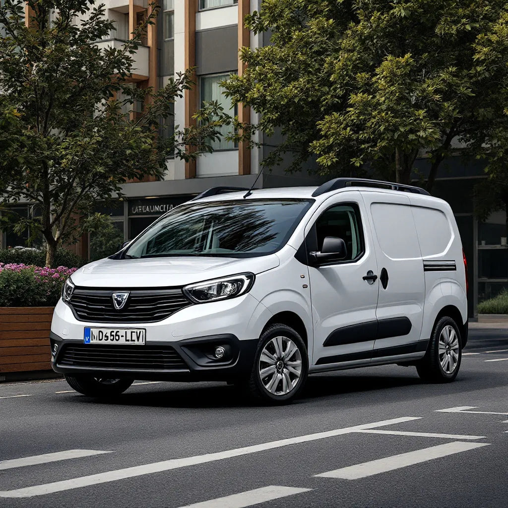 Dacia Dokker Diesel on a city street