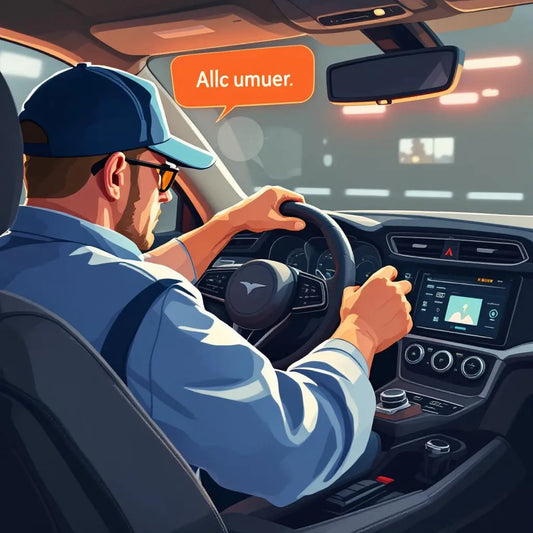 Tableau de bord de voiture avec voyant airbag allumé indiquant un risque de sécurité