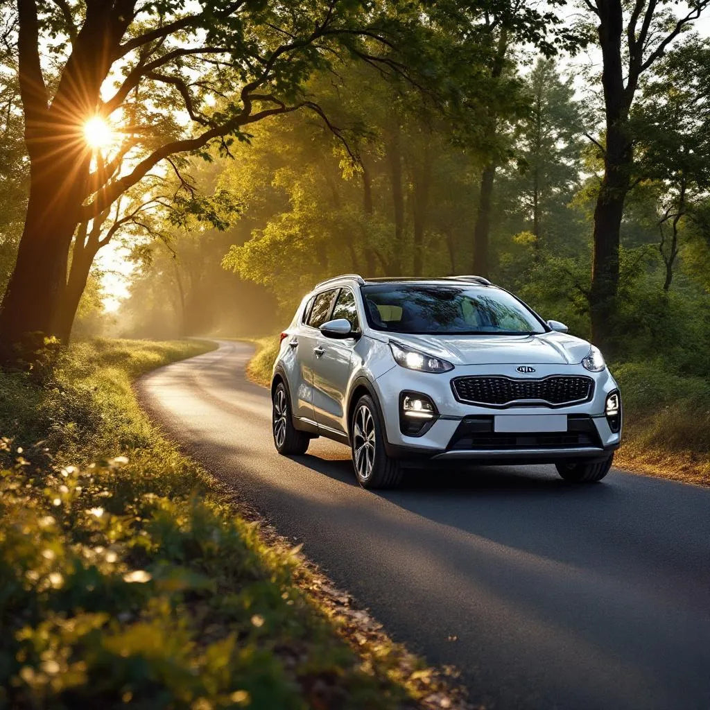 Kia Sportage III Diesel 2.0 CRDi 136 sur route