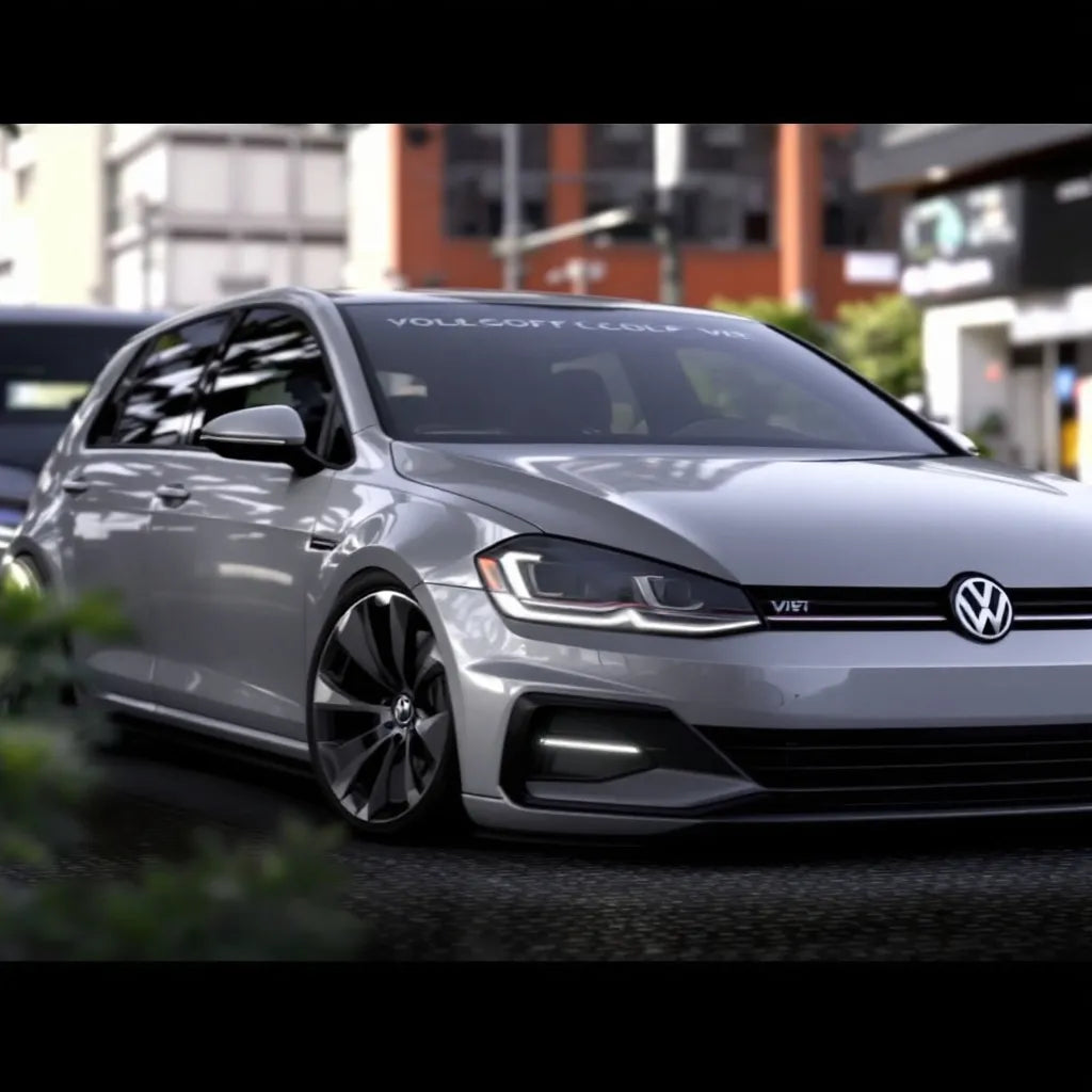 Volkswagen Golf VII in city