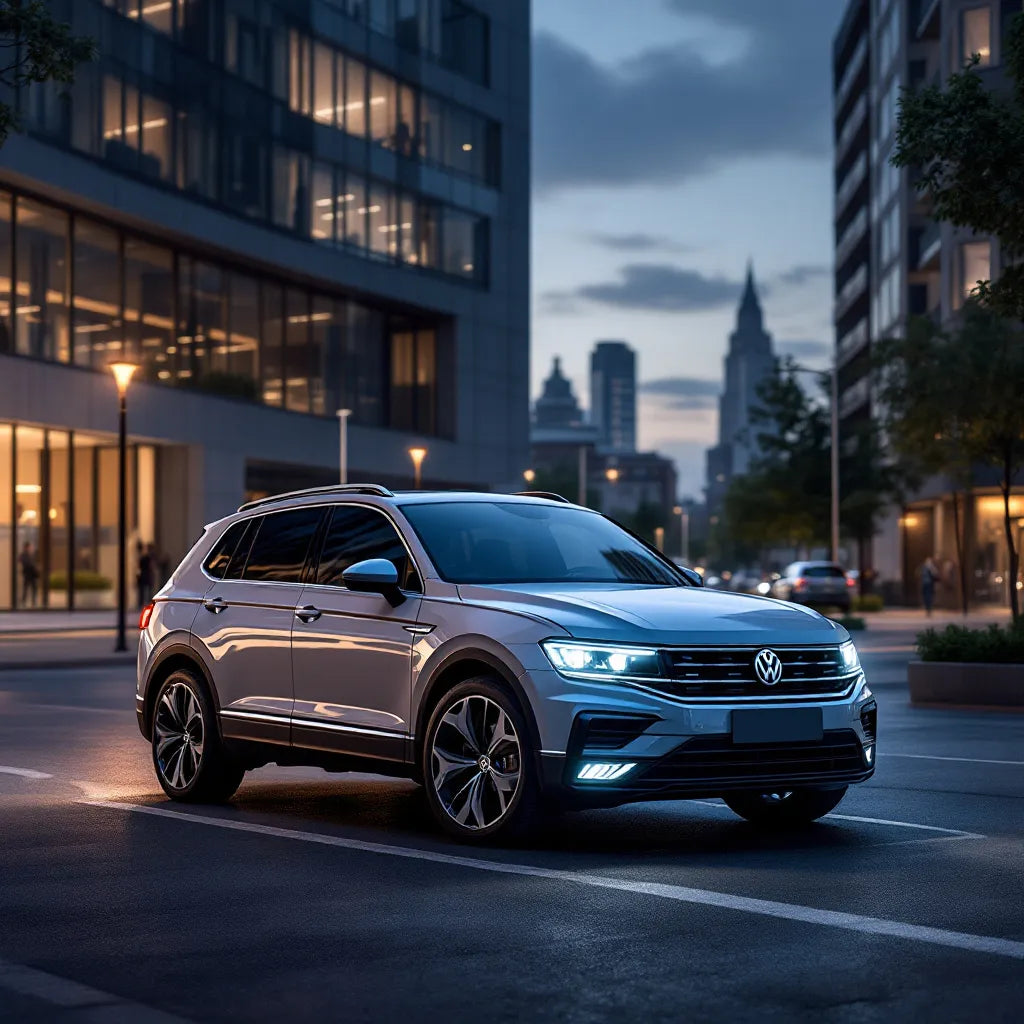 Volkswagen Tiguan I parked in urban setting