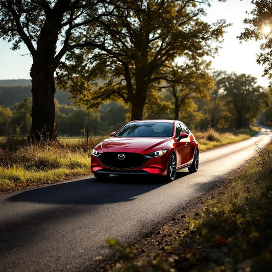 Mazda3 BP Essence Skyactiv-X 180 garée