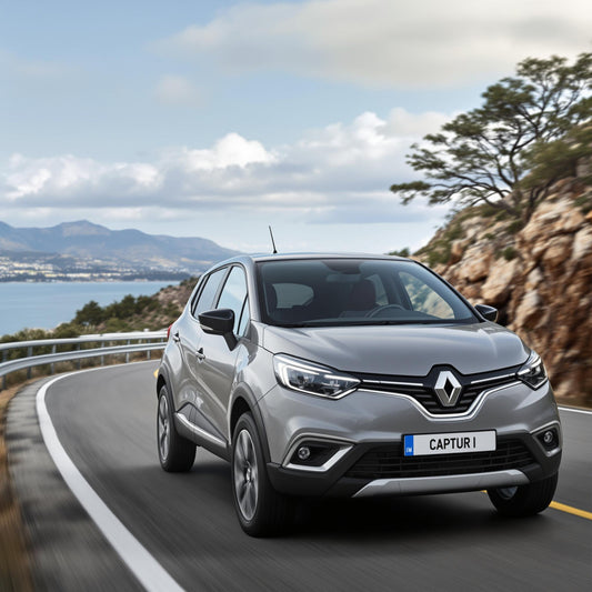 Renault Captur II vue sur la route