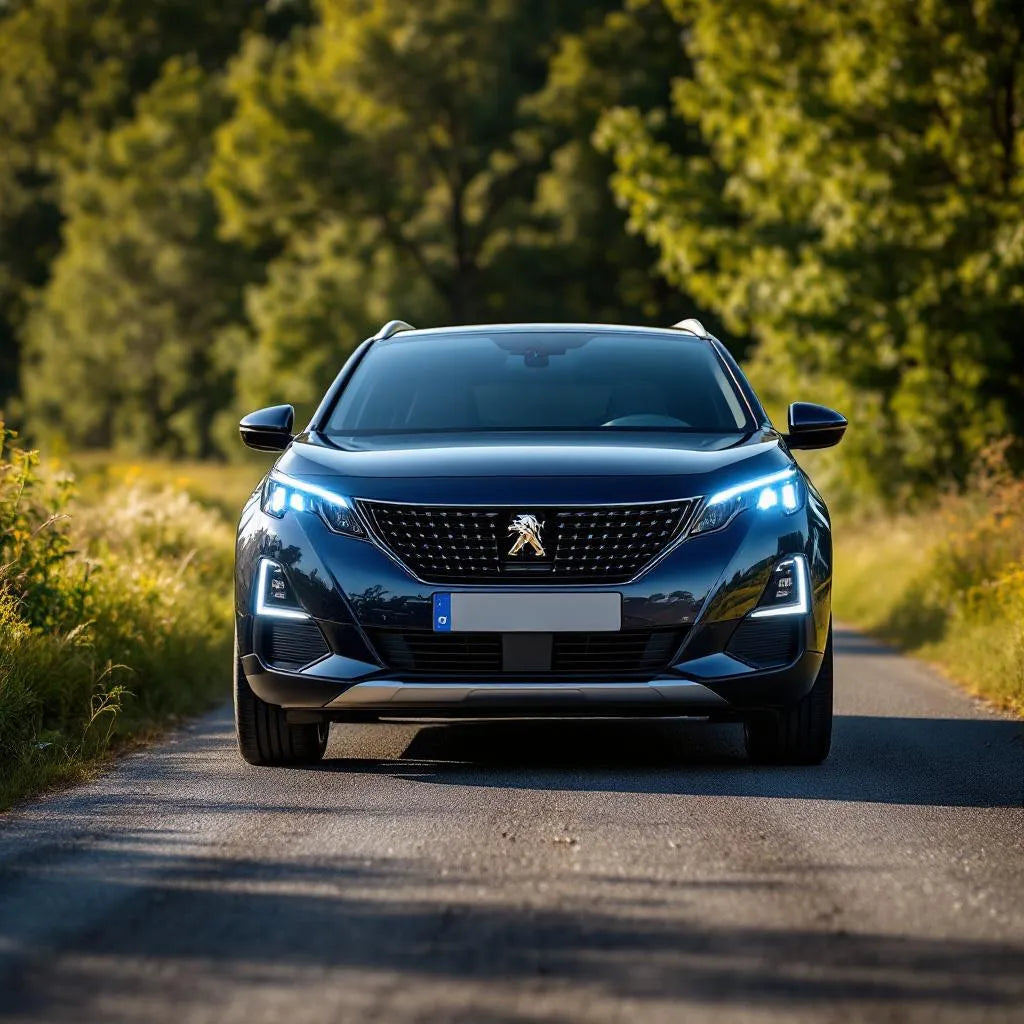 Peugeot e-3008 Dual Motor 325 ch vue trois quarts avant