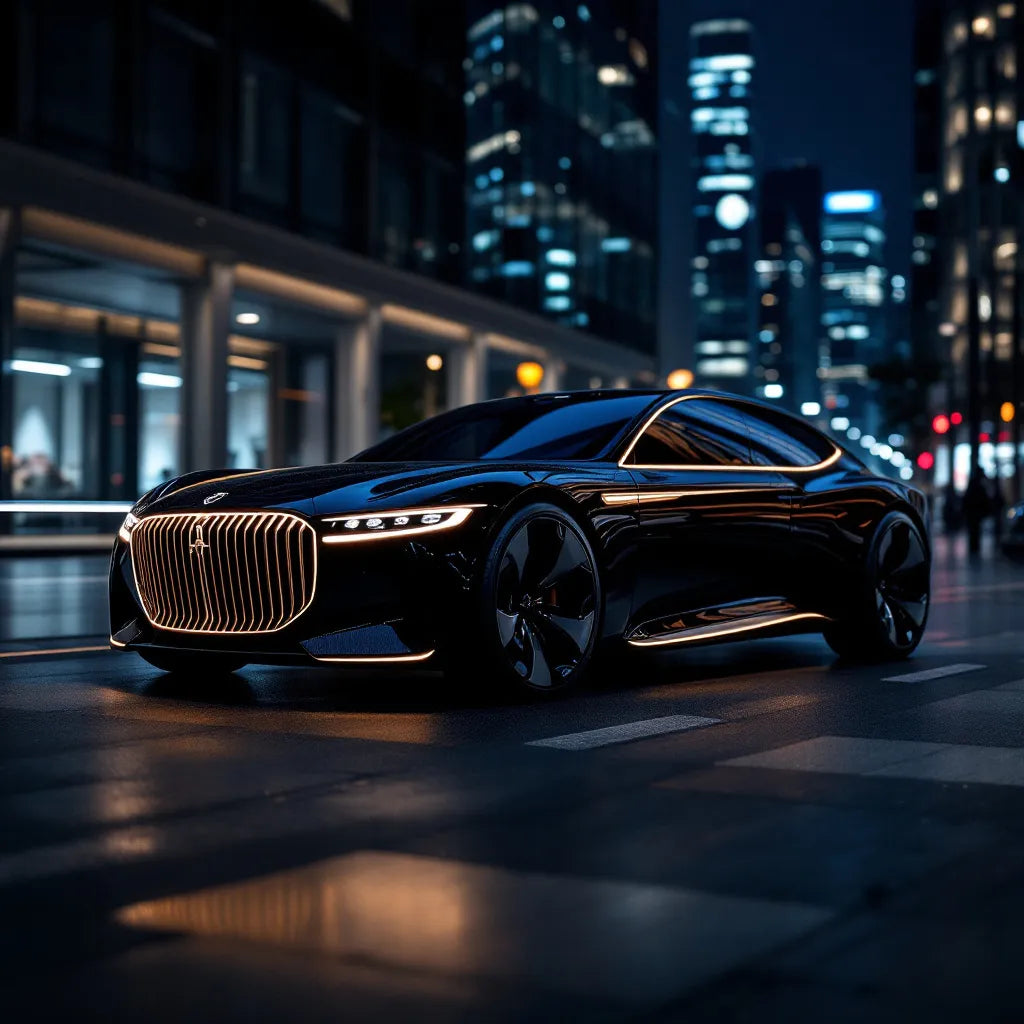 voiture de luxe moderne élégante illustrant une marque de luxe voiture en 2023