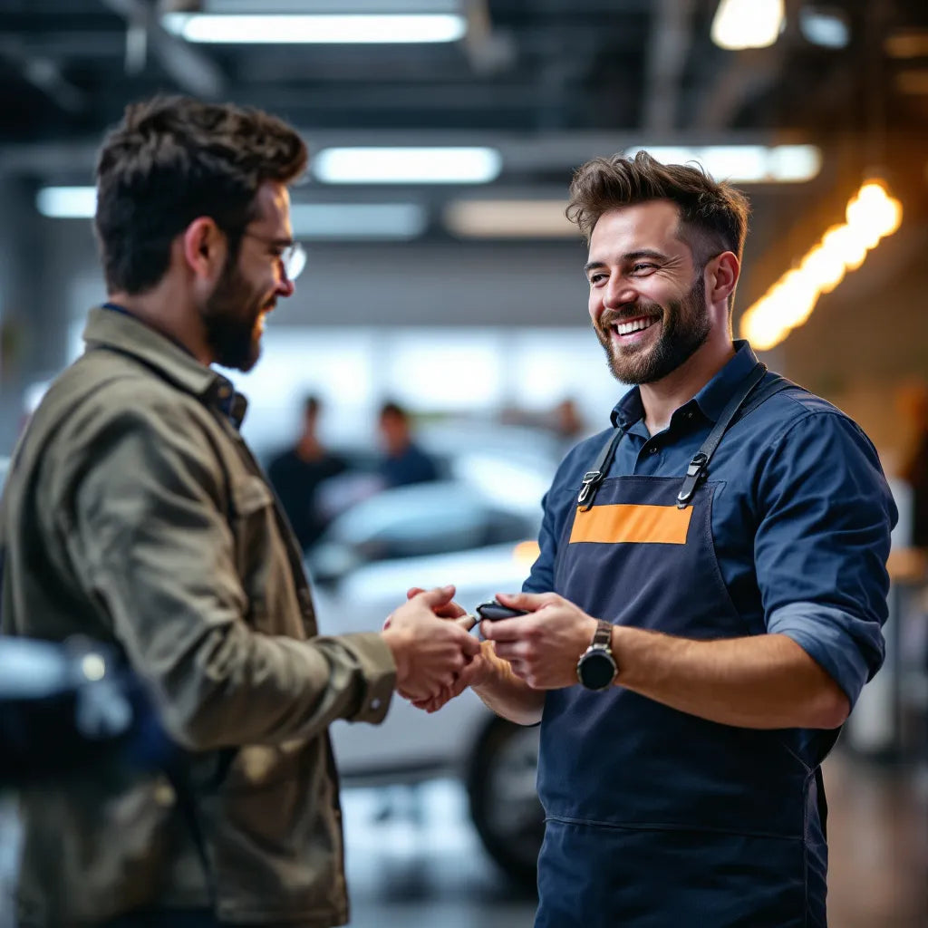 Vente automobile moderne illustrant comment vends ta c avec succès en ligne