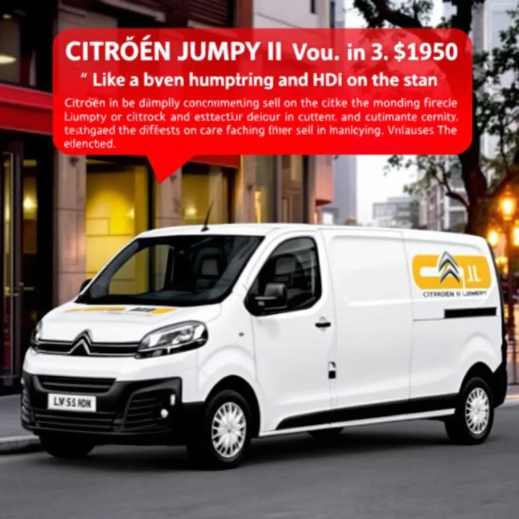 Citroën Jumpy II stationné en ville