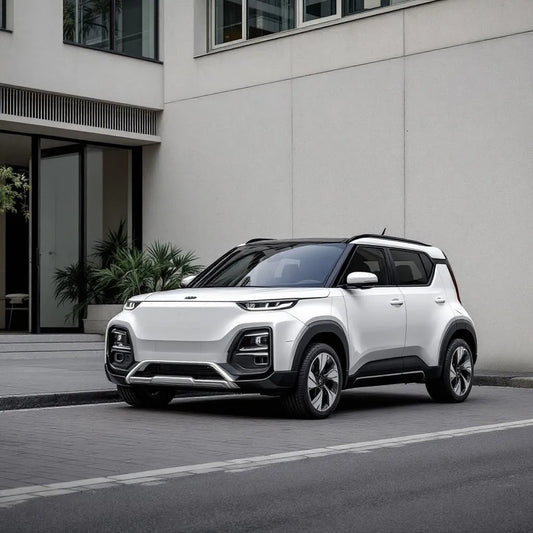 Kia Soul EV 27 kWh garée en ville