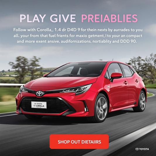 Toyota Corolla 1.4 D4D 90 sur la route