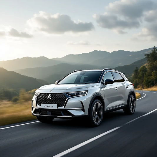 Citroen DS 7 Crossback sur une route pittoresque