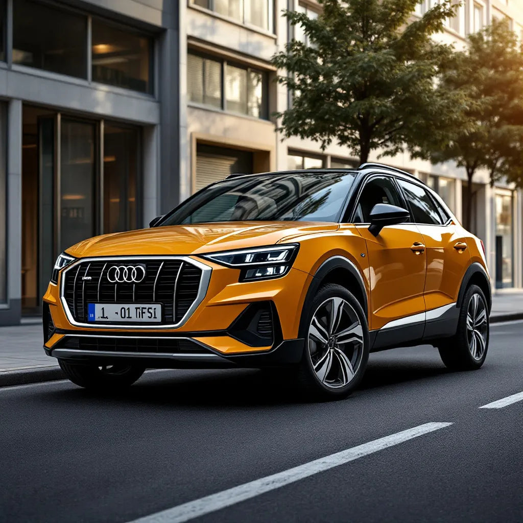 Audi Q2 1.0 TFSI in urban setting