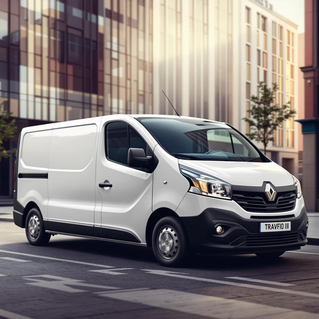 Renault Trafic III in a city setting