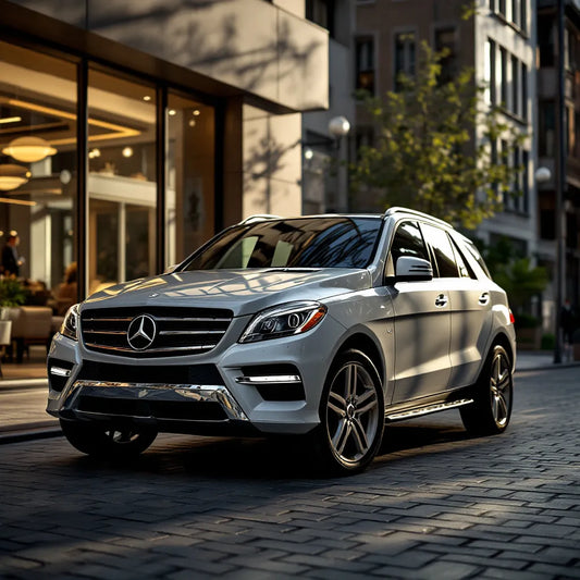 Mercedes-Benz ML 320 CDI W164 garé en extérieur