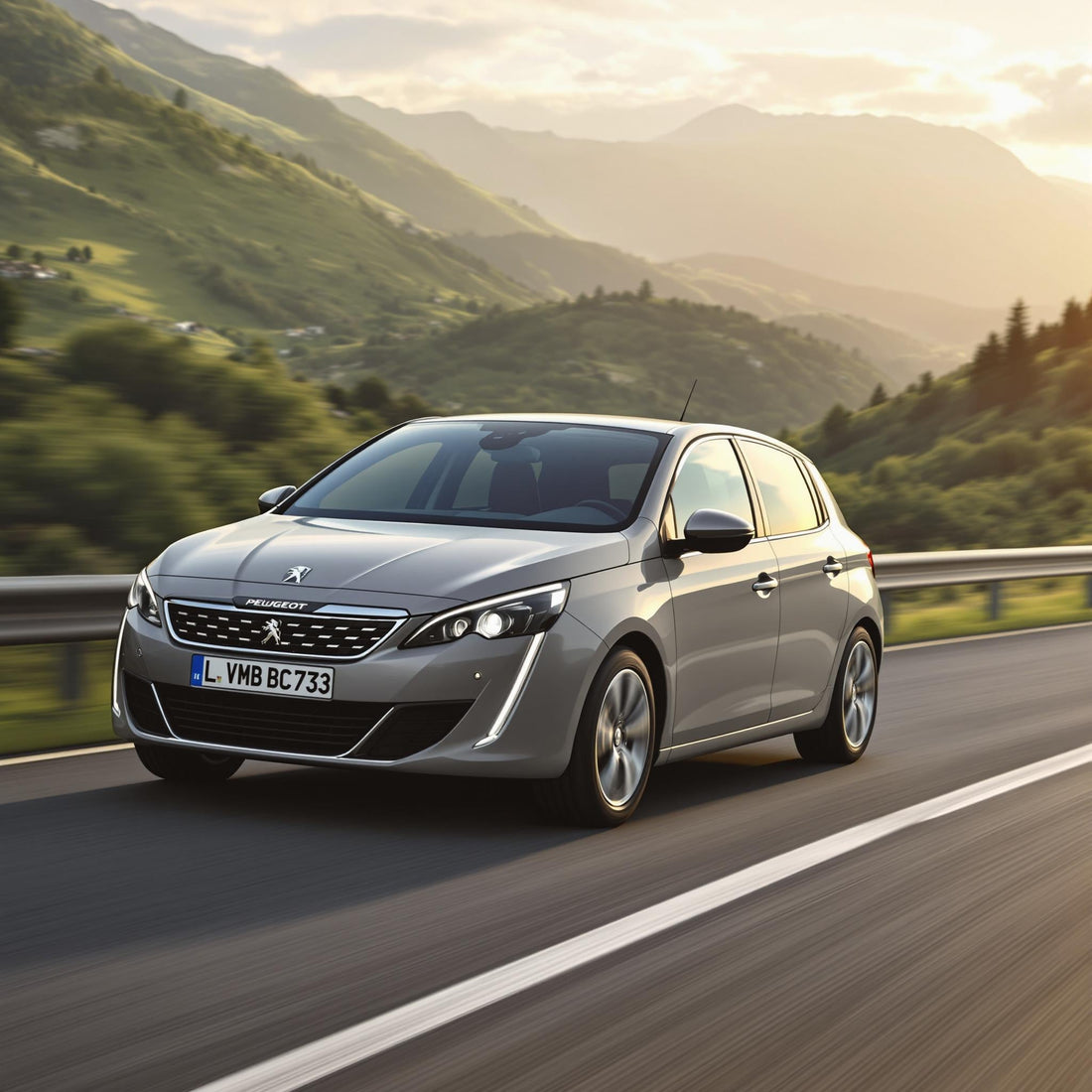 Peugeot 308 III Diesel en mouvement