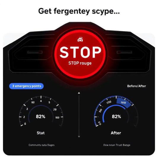 Voyant STOP rouge signification - Infographie CarVerif 2024 urgences critiques