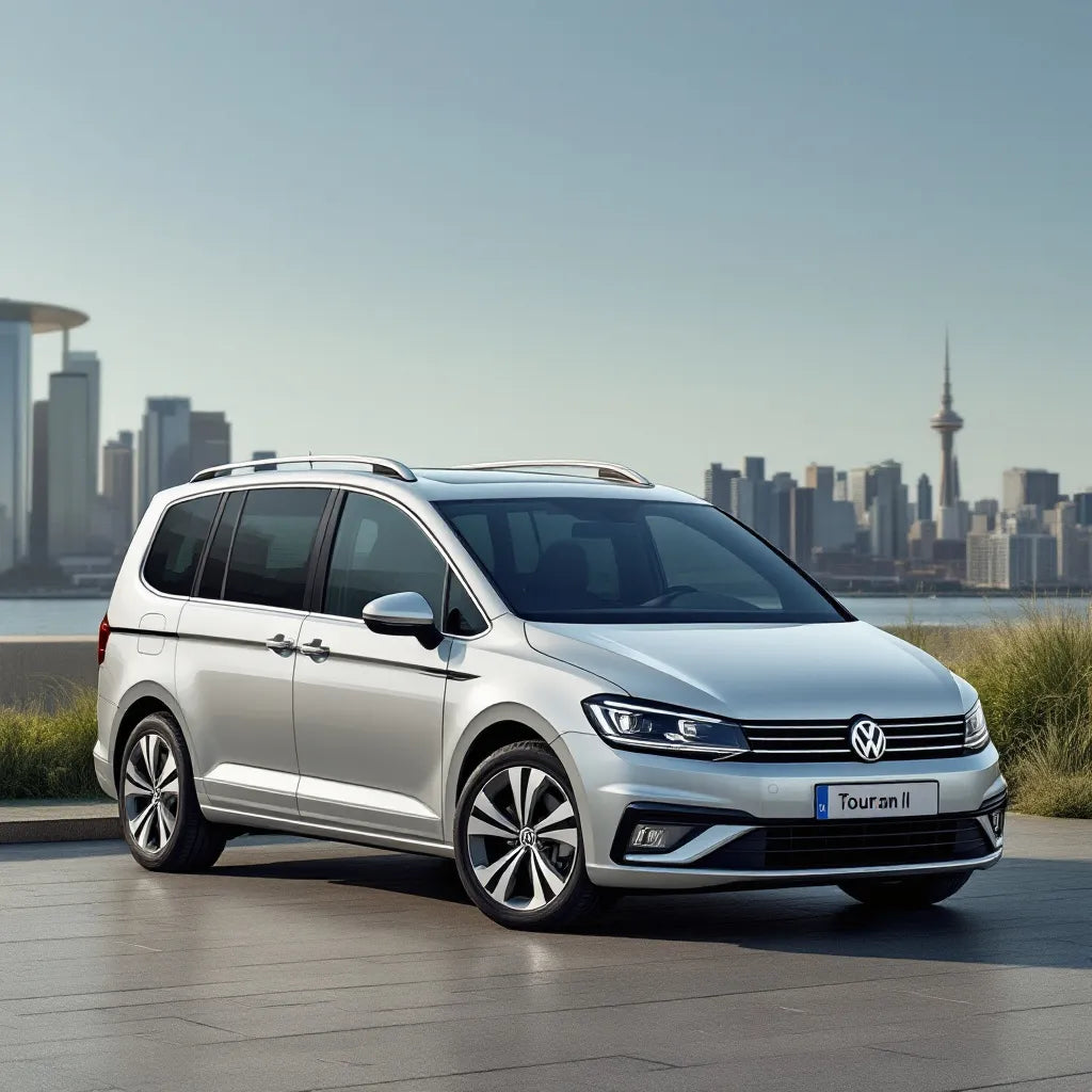 Volkswagen Touran II parked in city