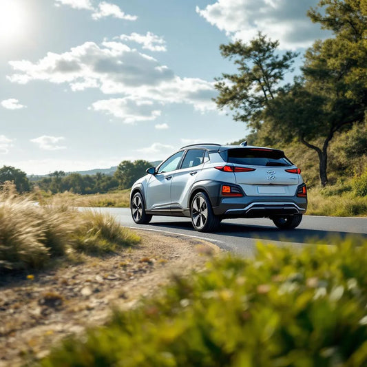 Hyundai Kona électrique en conduite