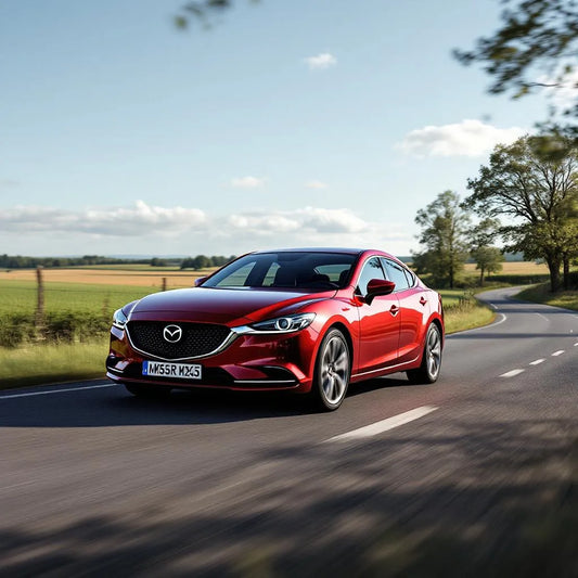 Vue latérale d’une Mazda 6 GH Diesel 2.2