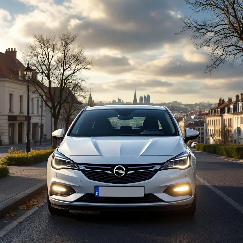 Opel Astra K Diesel 1.6 CDTI 136 garée en ville