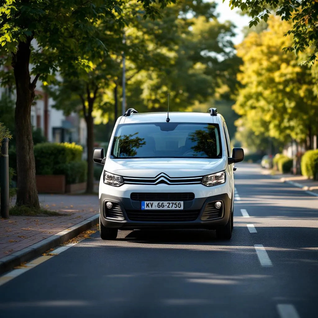 Citroën Berlingo II Multispace Diesel 1.6 HDi 90ch garée vue avant trois quarts