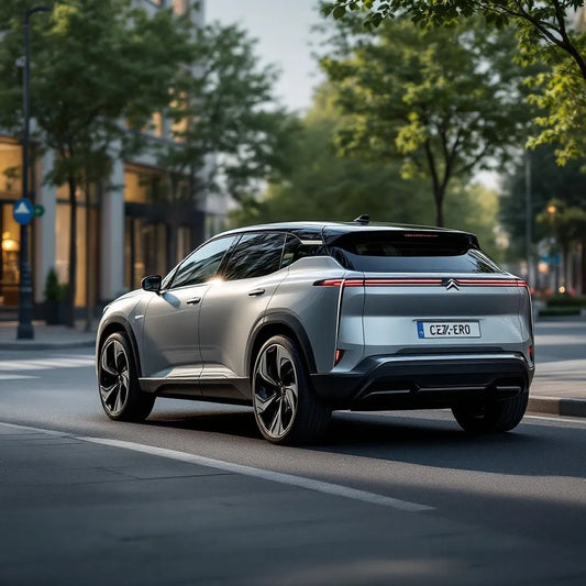 Citroën C-ZERO Électrique garée dans une rue urbaine