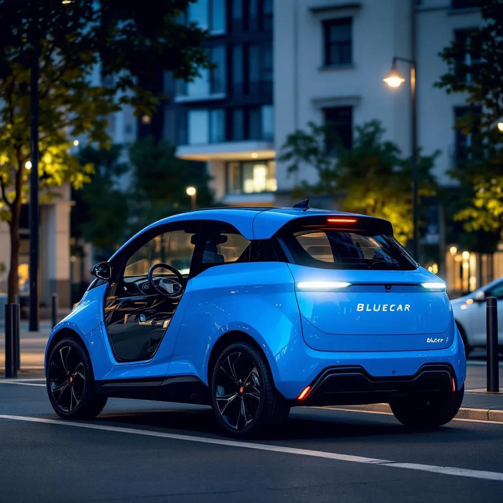 Bolloré Bluecar électrique en charge urbaine