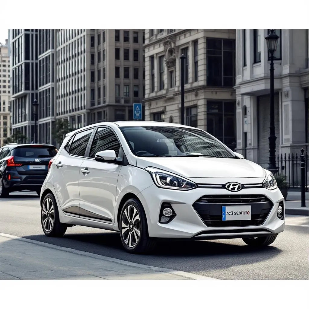 Hyundai i10 en milieu urbain