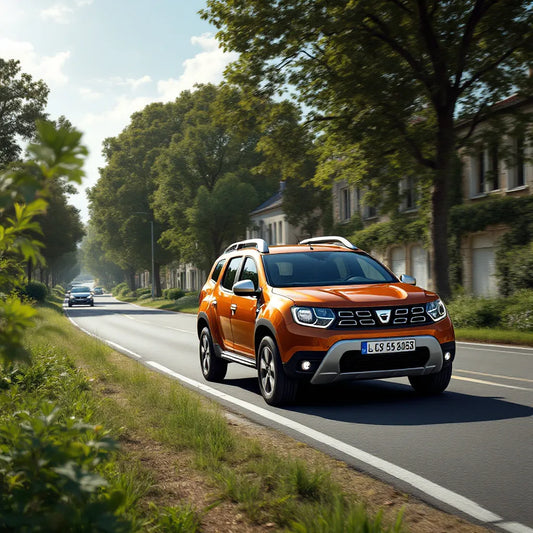Vue latérale du Dacia Duster I Essence 1.6 105