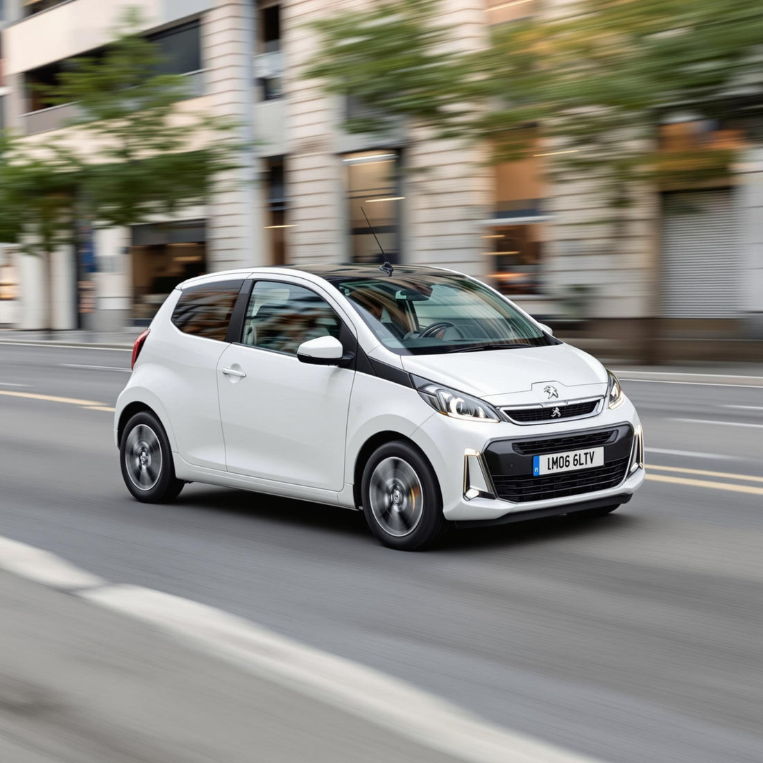Vue dynamique de la Peugeot 108 Essence