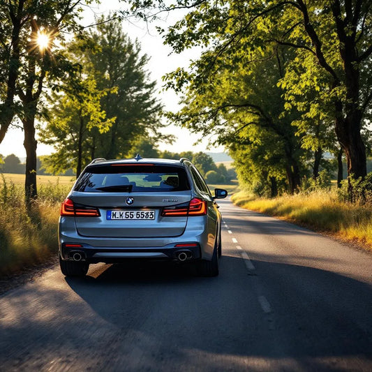 BMW 520d Touring xDrive garée sur route