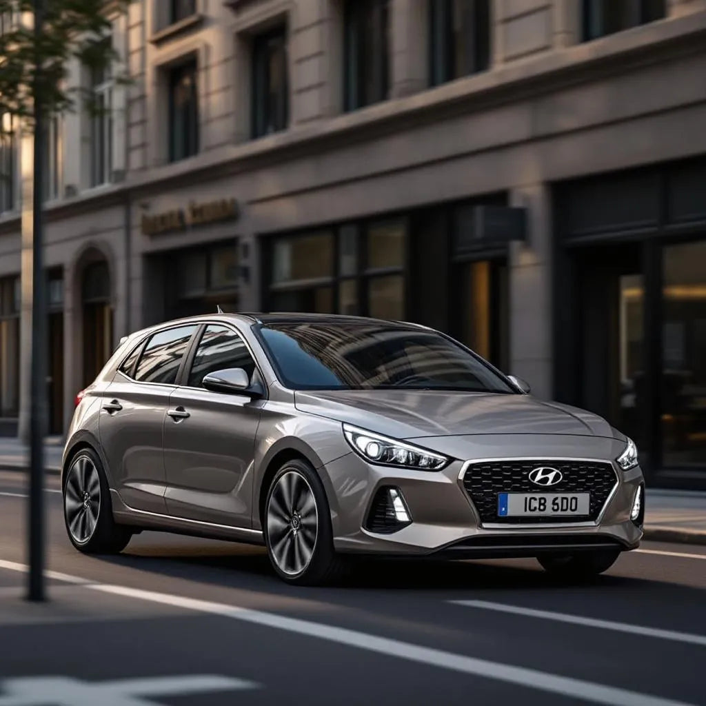 Hyundai i30 Diesel en environnement urbain