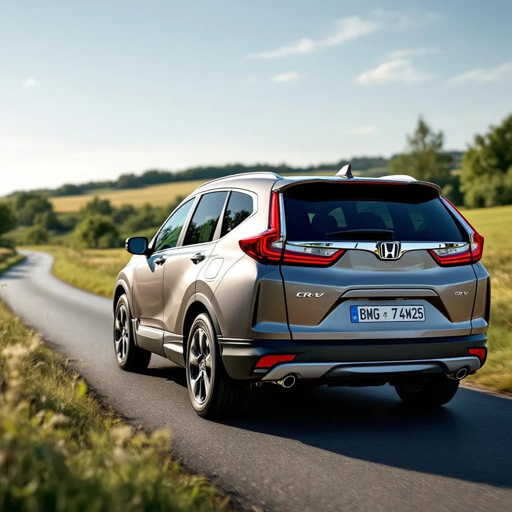 Honda CR-V III Diesel 2.2 i-DTEC 150ch garée en plein air