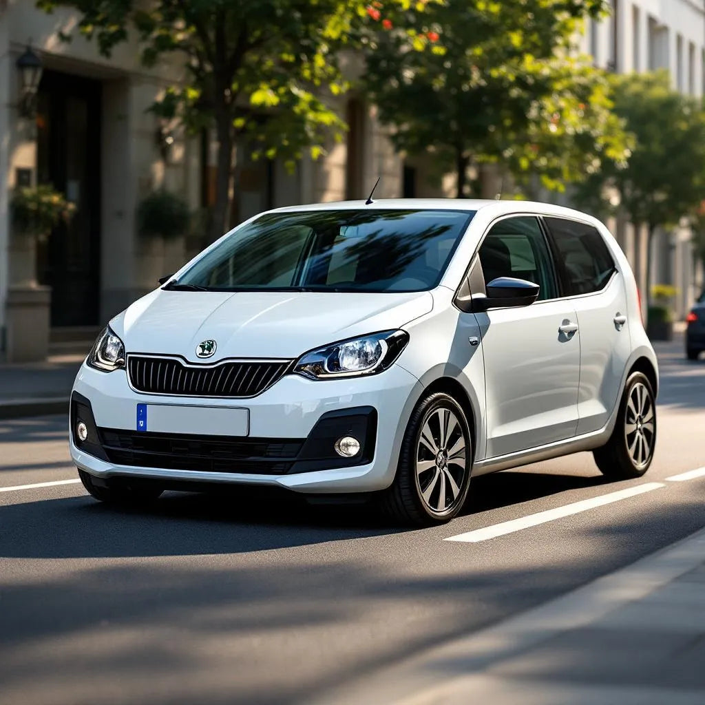 Skoda Citigo Essence 1.0 MPI 60ch garée en ville