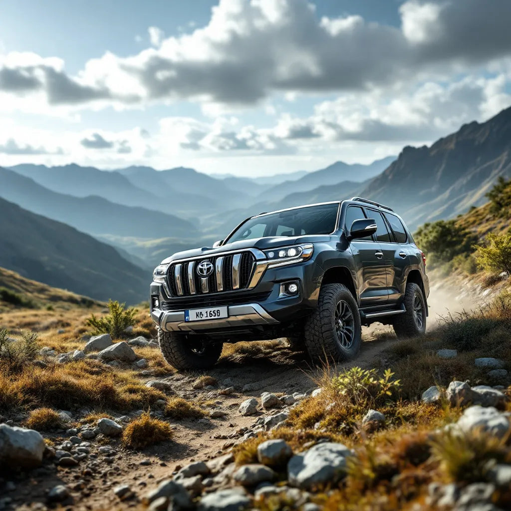 Toyota Land Cruiser KDJ120 en tout-terrain
