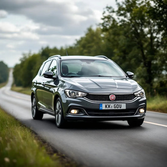 Fiat Stilo Diesel 1.9 JTD 115ch grise vue trois-quarts avant