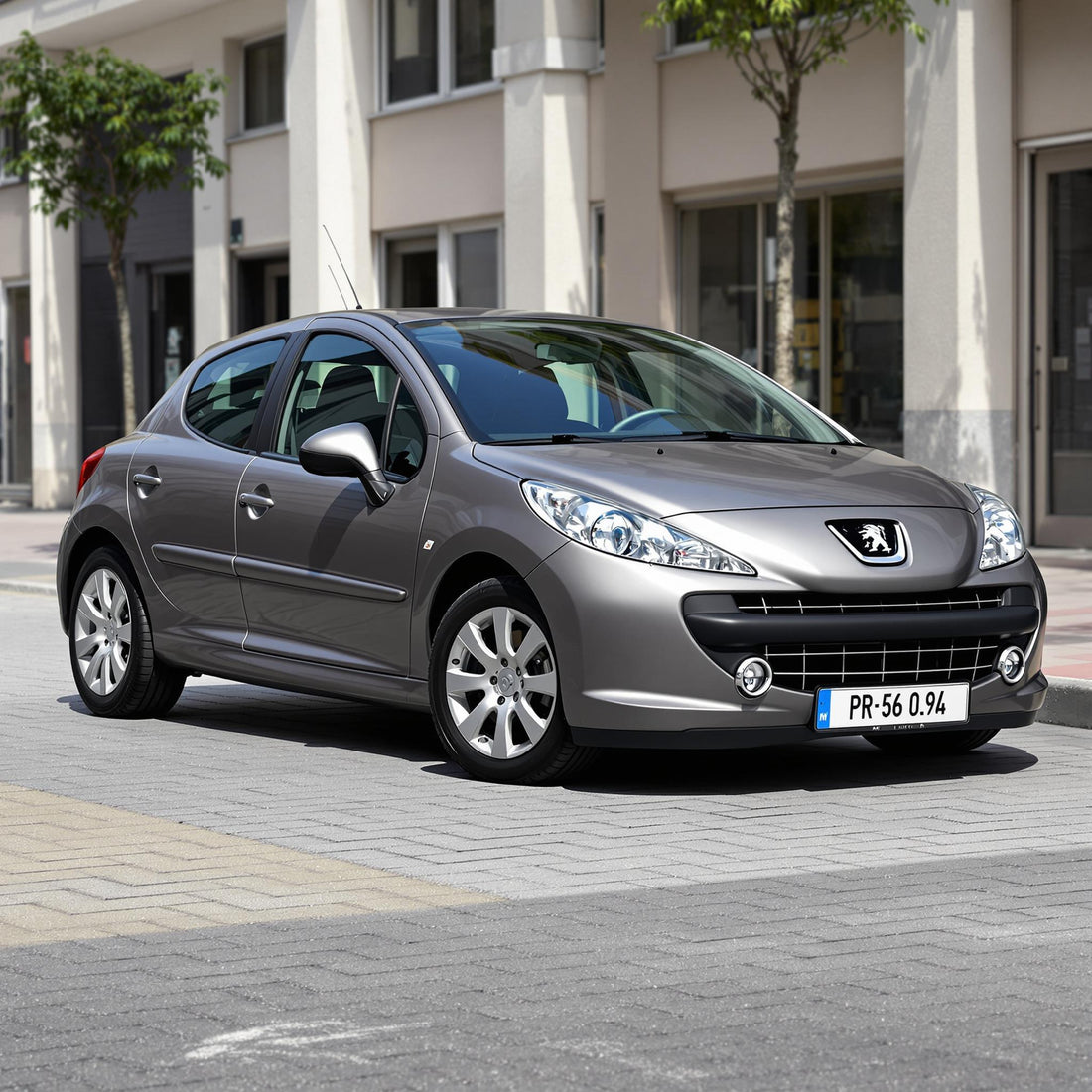 Peugeot 207 in urban setting