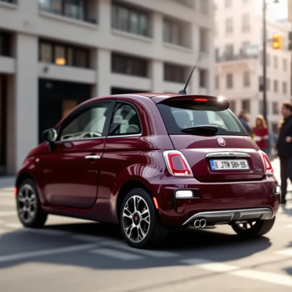 Fiat 500 Essence 0.9 TwinAir 85 vue de profil