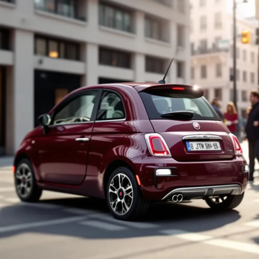 Fiat 500 Essence 0.9 TwinAir 85 vue de profil
