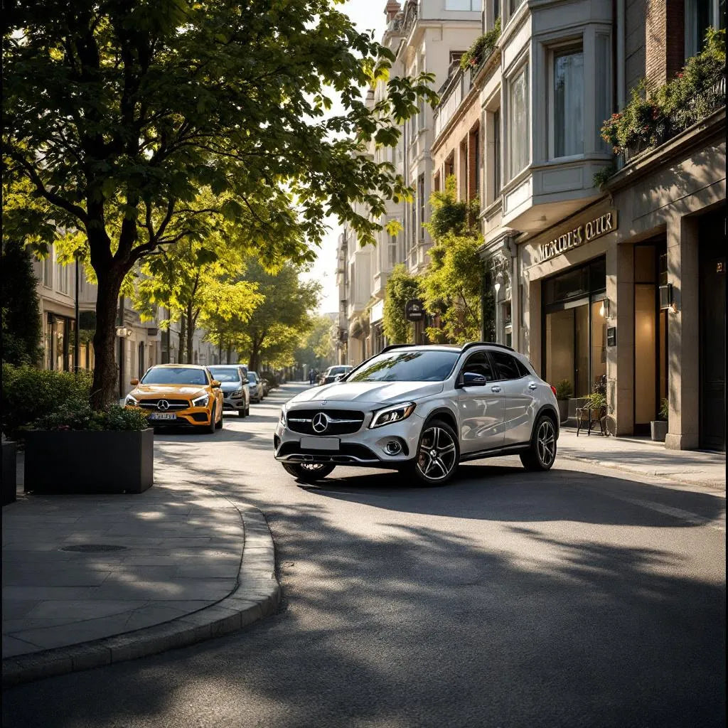 Mercedes GLA H247 Essence GLA 200 vue trois-quarts avant