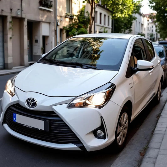 Toyota Yaris II Diesel 1.4 D-4D 90ch vue trois-quarts avant