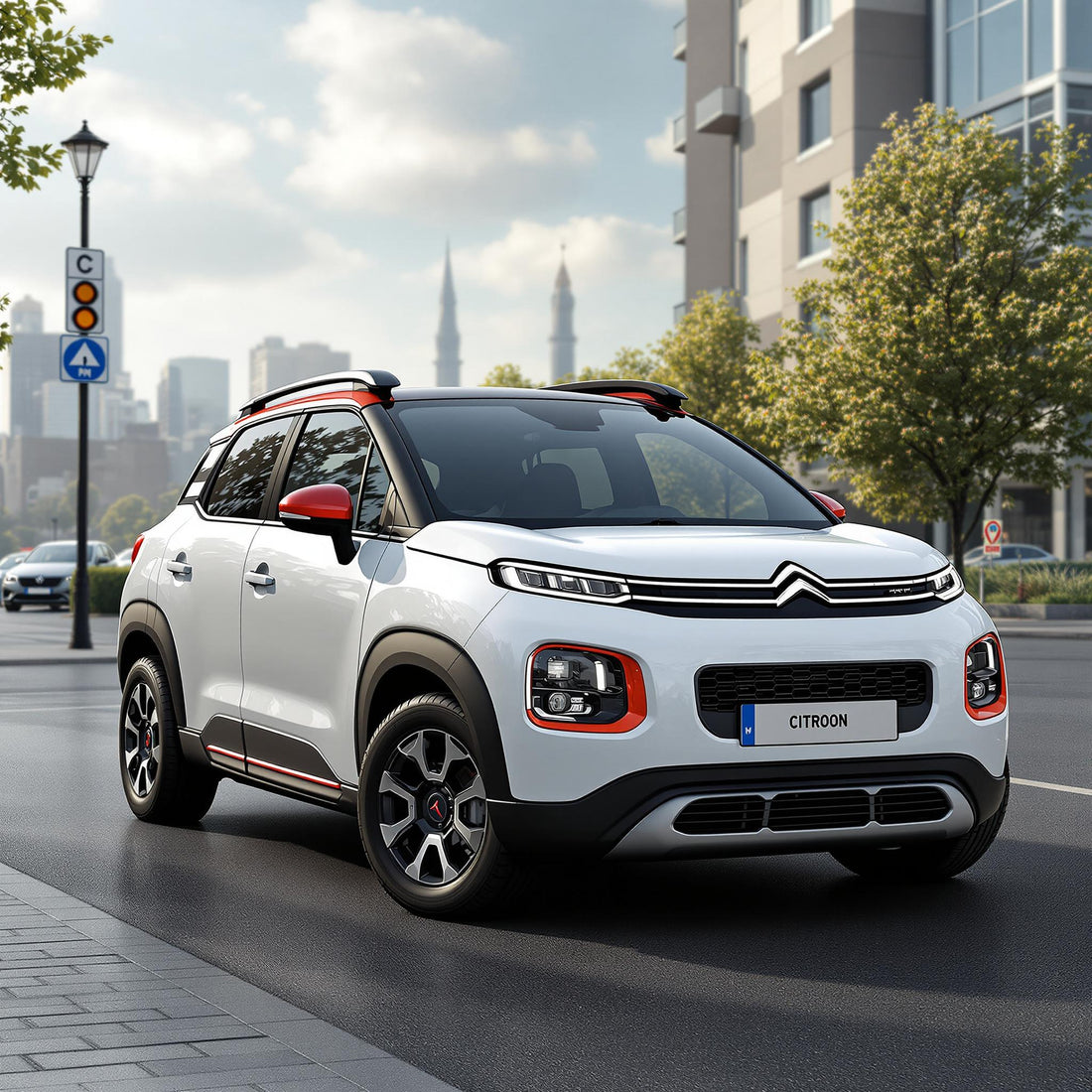 Citroën C3 Aircross en milieu urbain