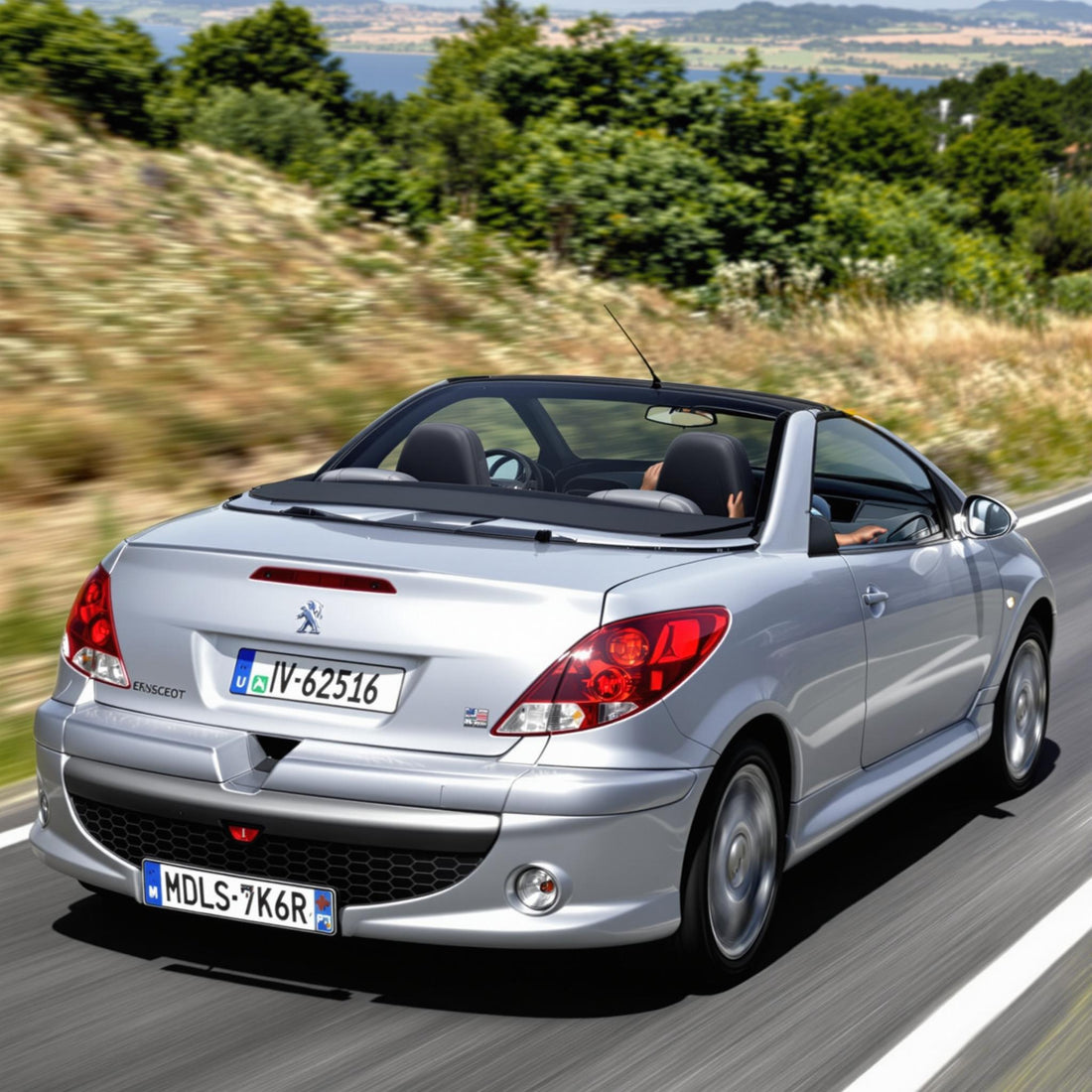 Peugeot 206 CC Essence en plein soleil