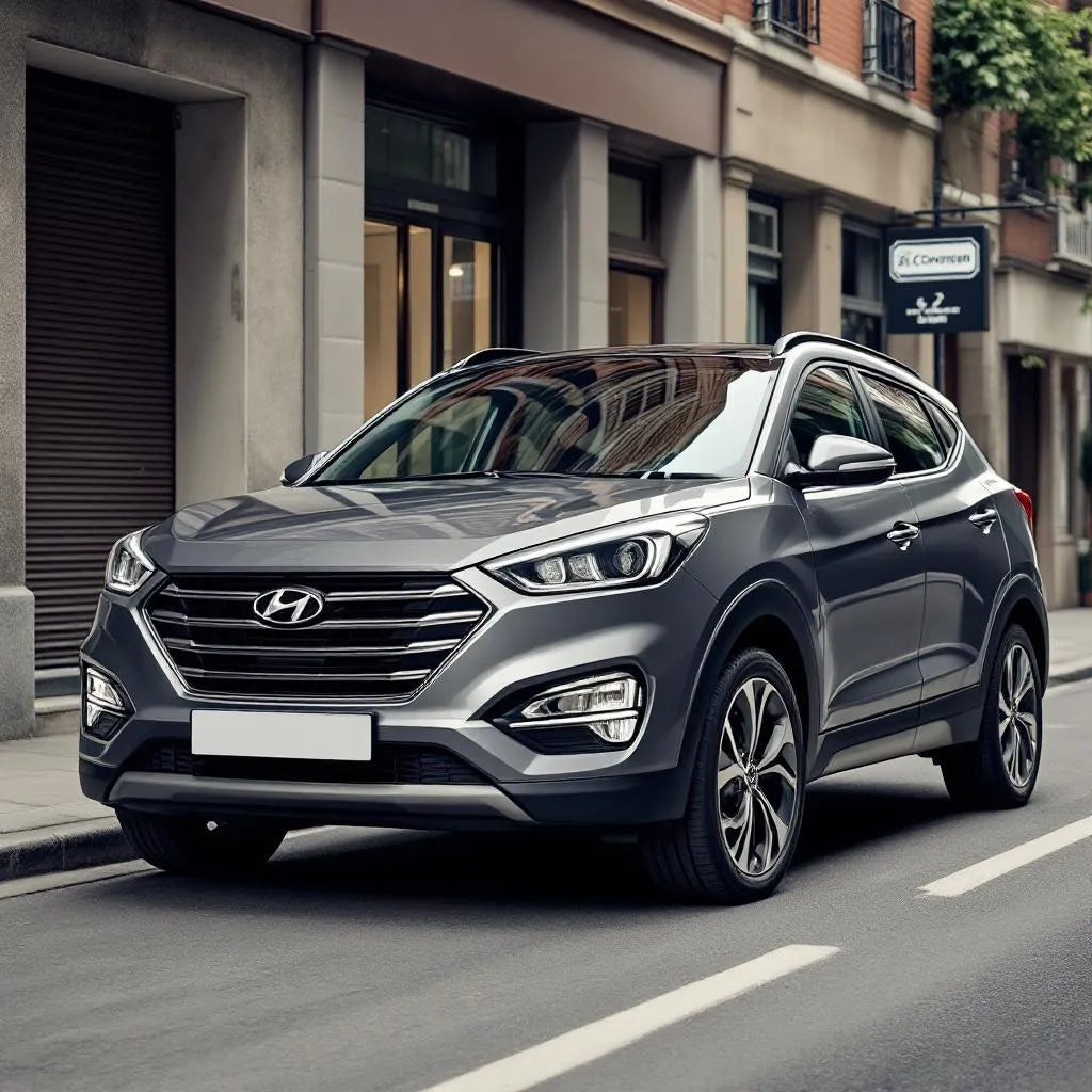 Hyundai ix35 Essence 1.6 GDi 135ch garée en ville