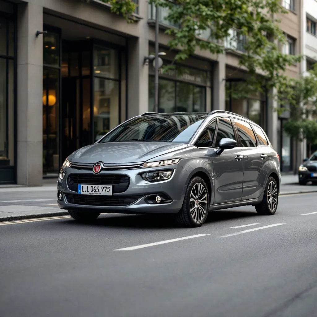 Fiat Multipla Diesel 1.9 JTD 115ch grise en ville